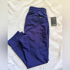 Jaanuu Rhodes Ultralite Straight Leg Scrub Pant Navy Blue Mens Small Short NWT